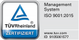 Logo des Zertifikats ISO 9001:2015